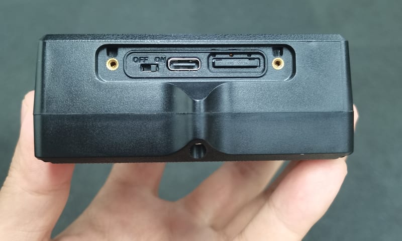 MT700 power switch in ON position